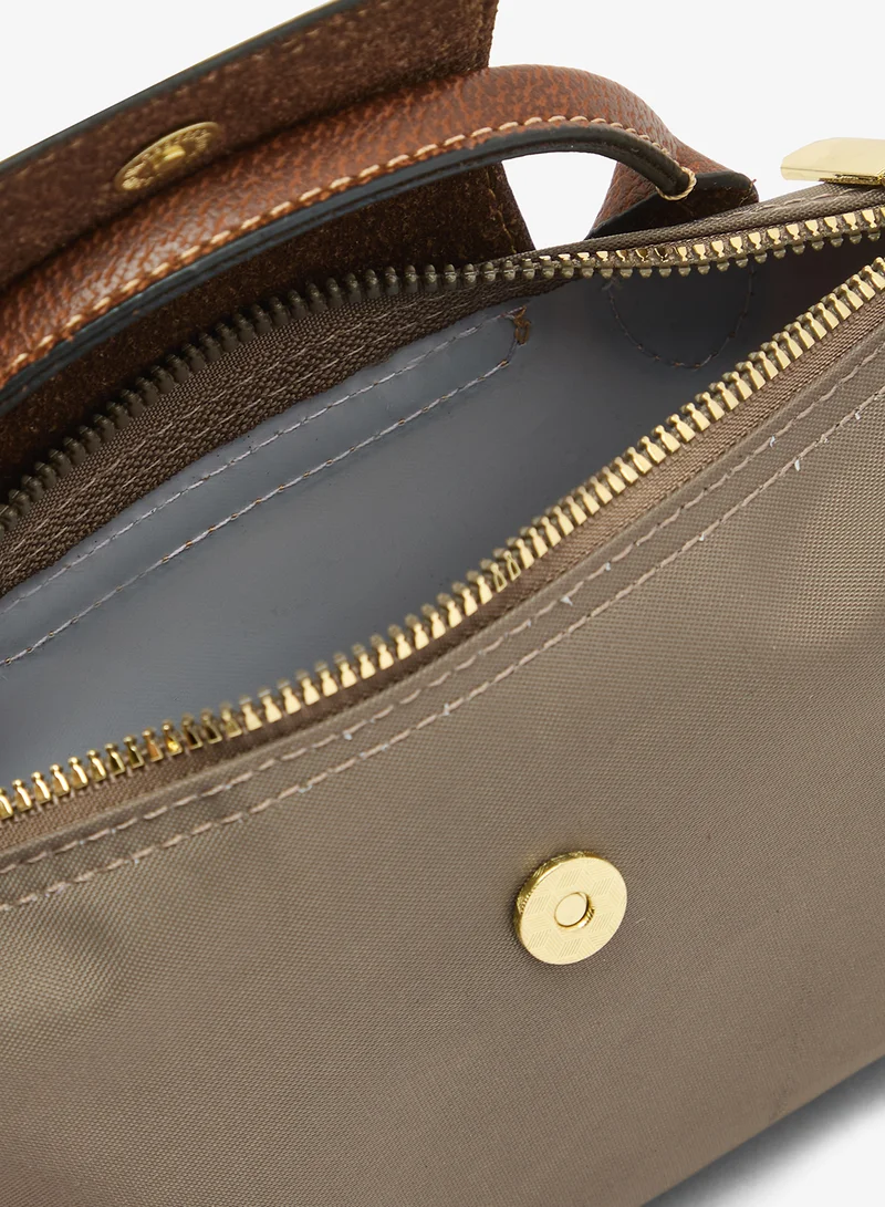 ELLA Grey Classic Crossbody With Top Handle And Strap With Flap for Women | Best Price UAE